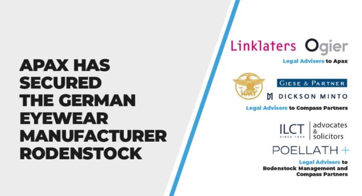 ILCT Represented Rodenstock Management and Compass Partners in EUR 1.5 Bn Acquisition Deal