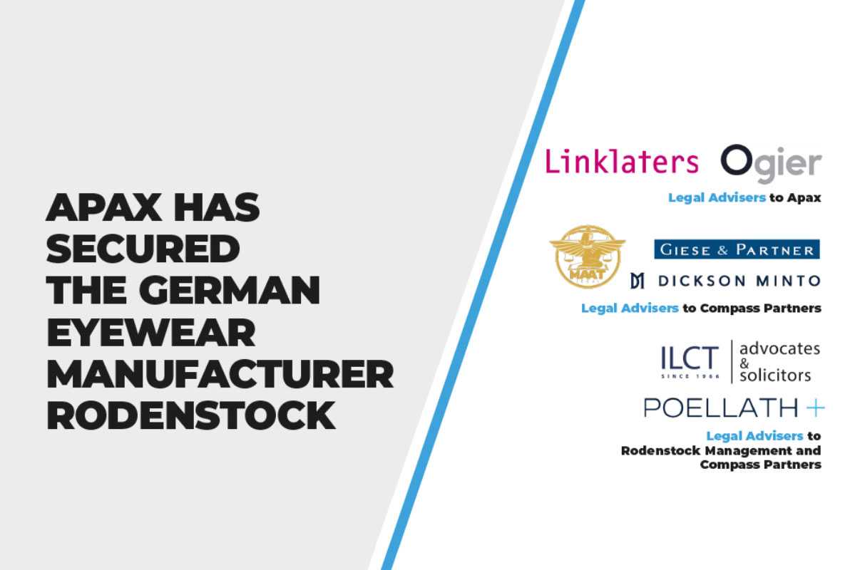 ILCT Represented Rodenstock Management and Compass Partners in EUR 1.5 Bn Acquisition Deal